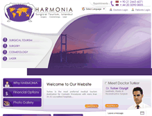 Tablet Screenshot of harmoniasurgicaltourism.com